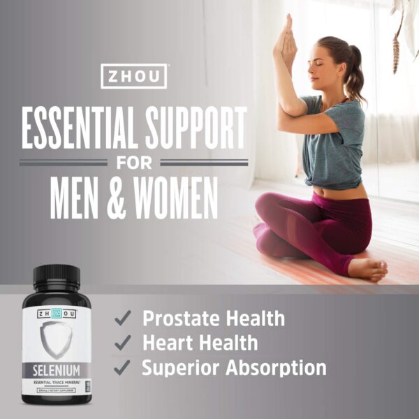 Etiqueta Zhou Selenium 200 mcg