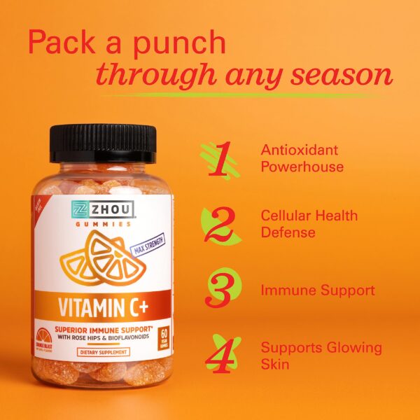 Gomitas de vitamina C+ con textura