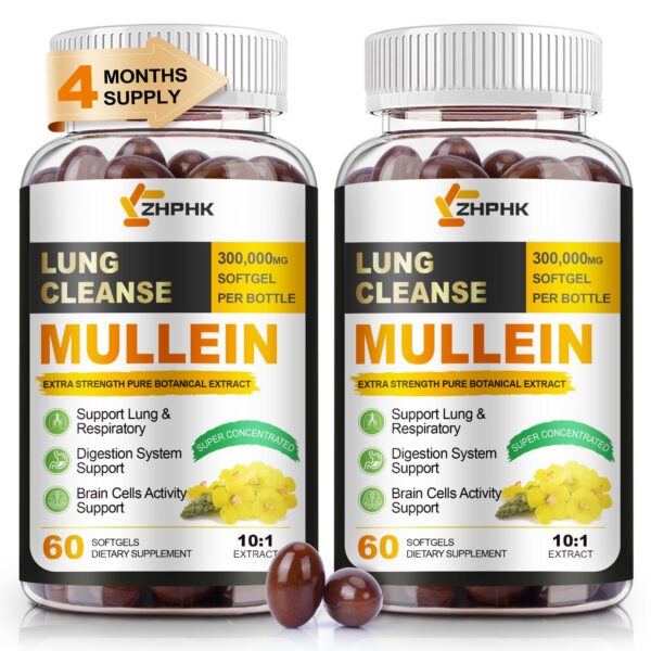 Suplemento ZHPHK extracto de hoja de gordolobo para pulmones