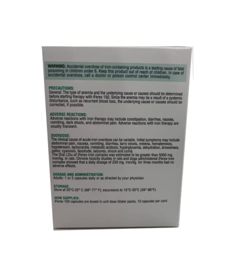 Version 1.0.0 Etiqueta iFerex 150 Hierro Polisacáridos
