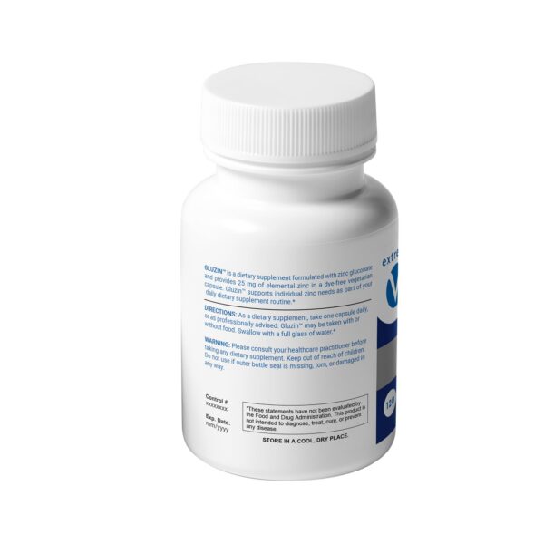 Cápsulas veggie de zinc MG25