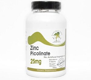 Frasco de Zinc Picolinate 25 mg Naturetition