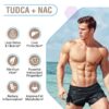 Etiqueta frontal de Zingicin TUDCA NAC