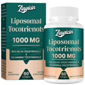 Frasco frontal de Zingicin Vitamin E Tocotrienols