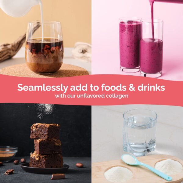 Detalle del polvo de colágeno