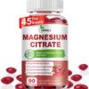 Frasco frontal del suplemento Magnesium Citrate 400 mg