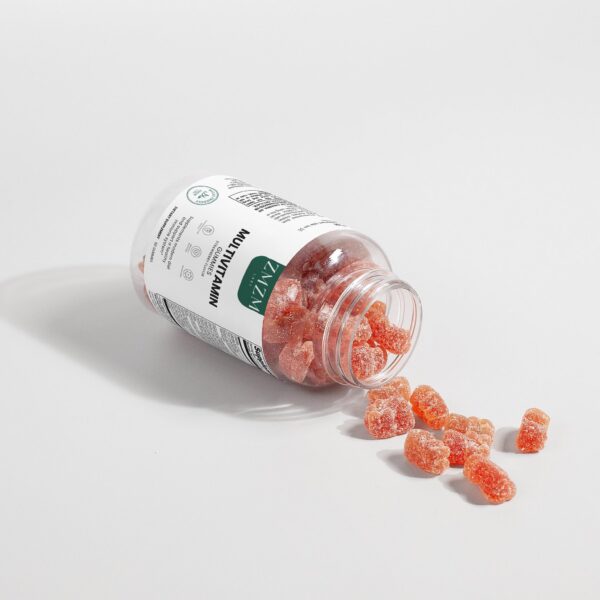 Gomitas sabor fresa y frasco