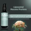 Etiqueta de tónico mucuna liposomal