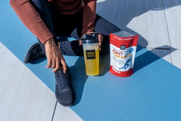 Zumos mezclados con Joint Vibrance vibrante salud