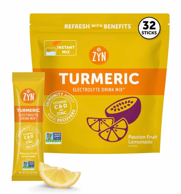 Version 1.0.0 Caja y sobre de ZYN Electrolyte Drink Mix