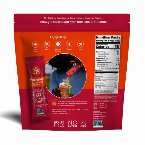 ZYN Sobre con ingredientes