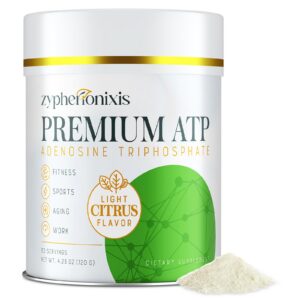 Envase Zypherionixis suplemento energético ATP en polvo