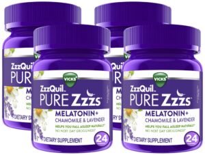 ZzzQuil Pure Zzzs gomitas melatonina sabor wildberry vainilla