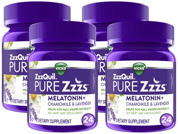 ZzzQuil Pure Zzzs gomitas melatonina sabor wildberry vainilla