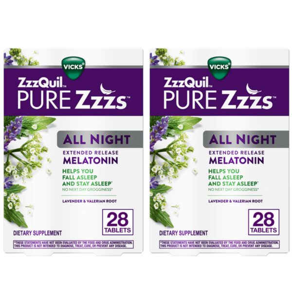 ZzzQuil PURE Zzzs botella 56 tabletas melatonina