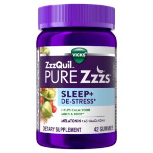 ZzzQuil PURE Zzzs gominolas melatonina y ashwagandha