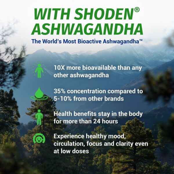 1 Body suplemento vegano no OGM con adaptógenos Ashwagandha