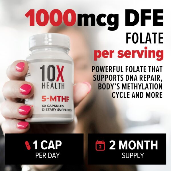 Frasco de 60 cápsulas 10X Health