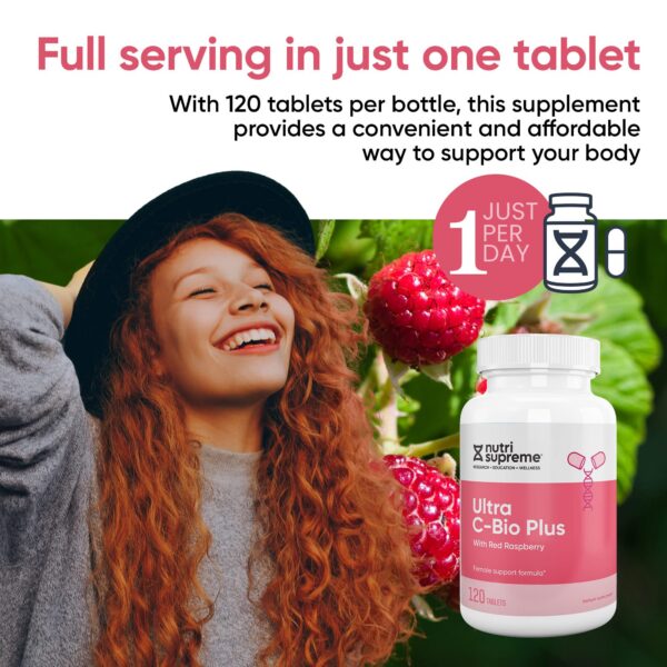 120 tabletas Nutri Supreme Ultra C-Bio Plus para mujer