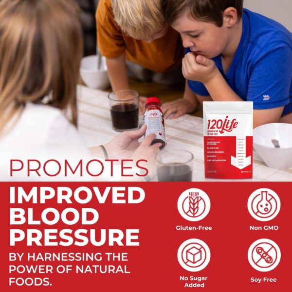 120Life bebida saludable polvo con magnesio y cereza ácida