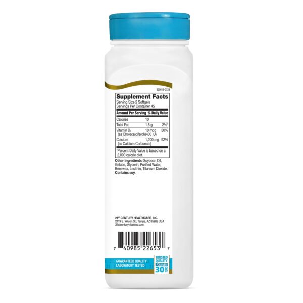 Varios botes de calcio con D3