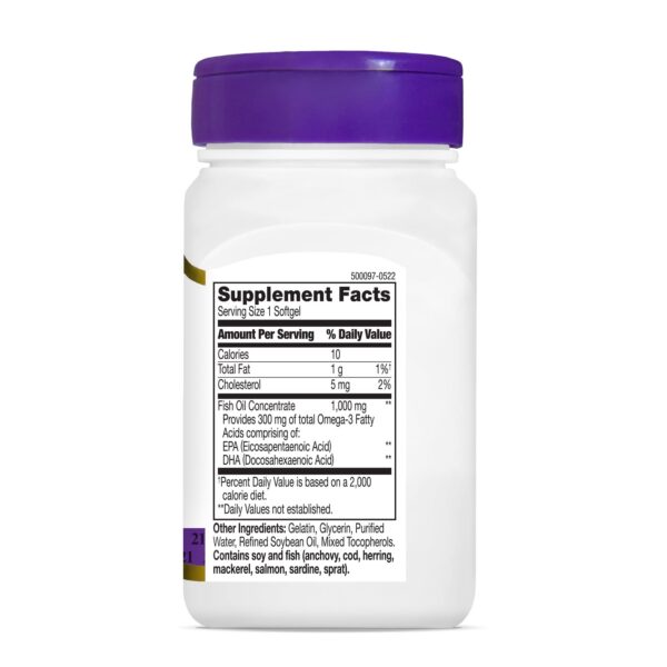 Vista lateral de la etiqueta