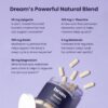 30 cápsulas de suplemento natural para dormir Beam