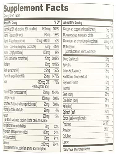 Presentación de 180 tabletas