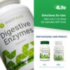 Frasco con etiqueta de 4Life Digestive Enzymes