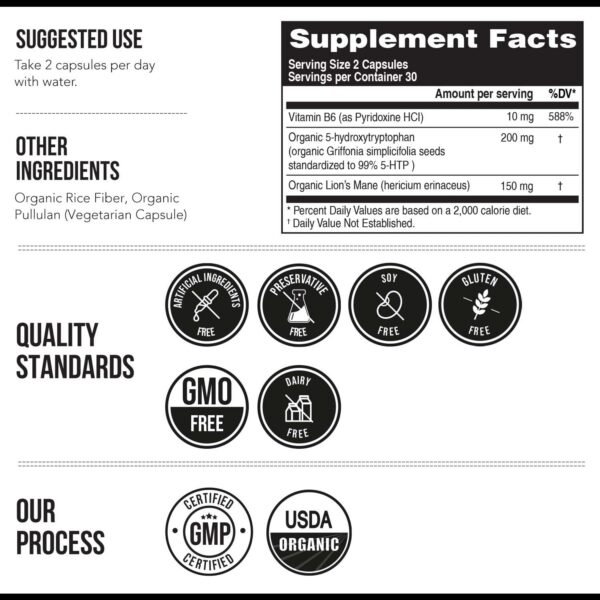 Version 1.0.0 5-HTP orgánico - certificaciones
