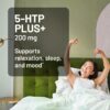 Etiqueta de 5-HTP con vitamina B6