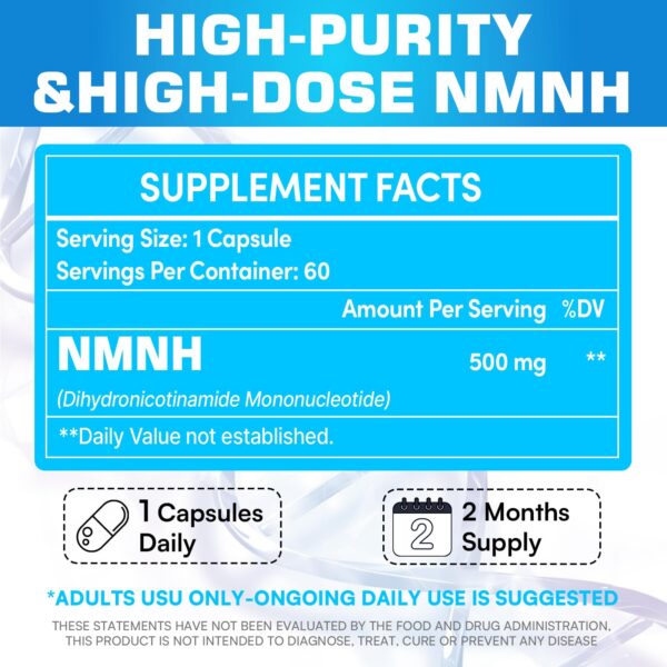 60 cápsulas para mejorar NAD+ Kaumipor