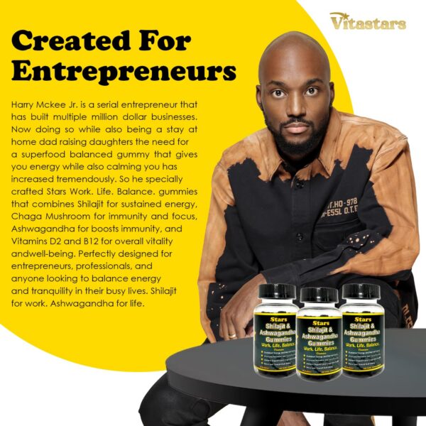 60 gomitas Vitastars para enfoque mental y calma