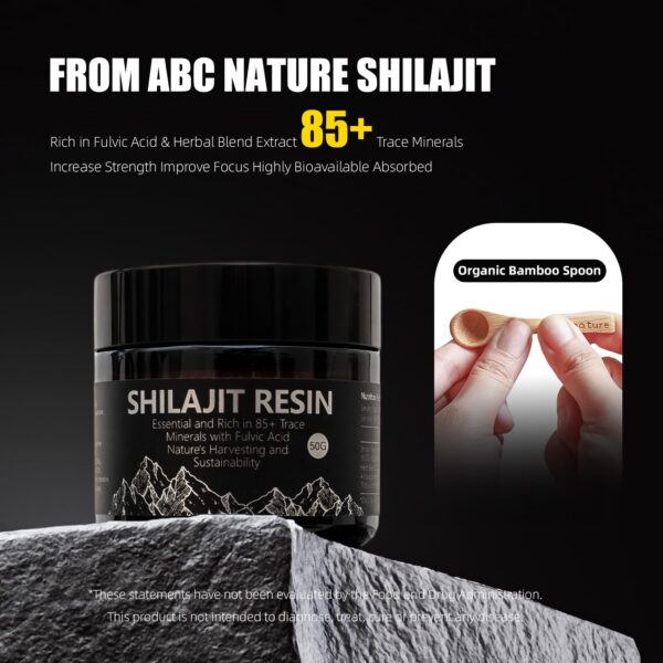 Caja exterior del producto shilajit