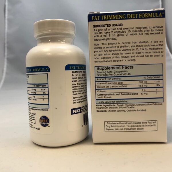 Version 1.0.0 Lista de ingredientes de FBlock Xtra Fat Absorber