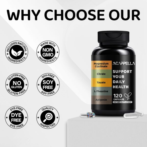 Detalle de etiqueta ACAPPELLA Magnesium Complex