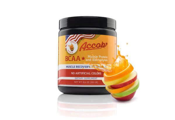 Presentación de ACCOB BCAA Powder Fruta Punch