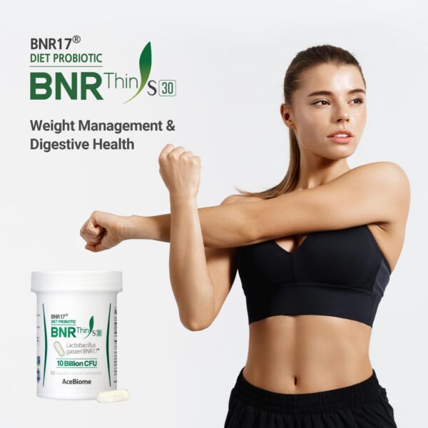 AceBiome BNRThin S30 suplemento probiótico cápsulas vegetales imagen 5