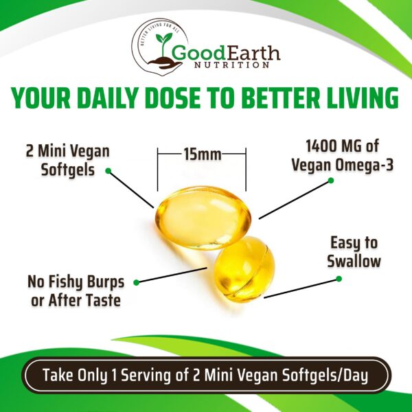 Aceite de algas DHA omega 3 vegano saludable corazón y articulaciones