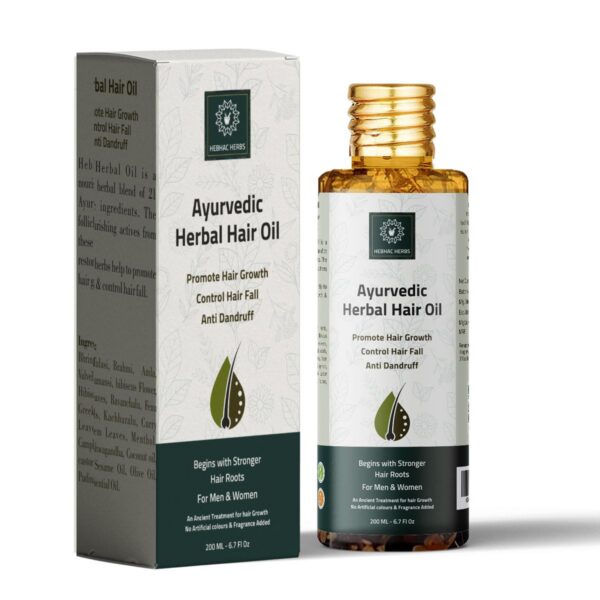 Aceite ayurvédico para control de caída del cabello