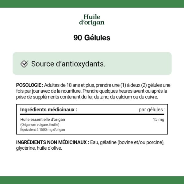 Aceite de orégano Nature's Bounty caps líquidas 90 unidades