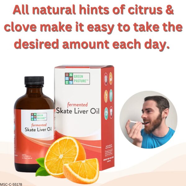 Aceite natural hígado raya Green Pasture sin aditivos sintéticos