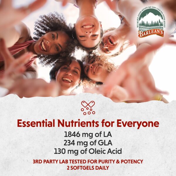 Barlean's cápsulas aceite de onagra 120 unidades envase