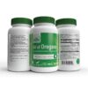 Aceite de orégano Health Thru Nutrition cápsulas y paquete lateral