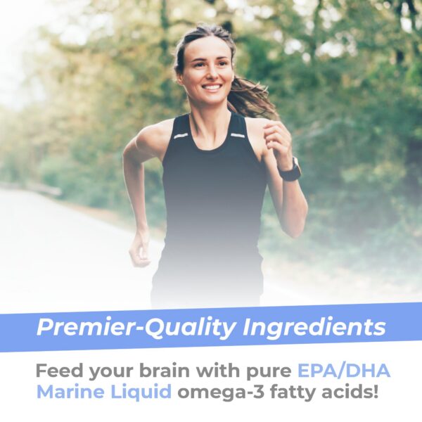 Aceite de pescado Omega 3 líquido natural y puro Premier Labs