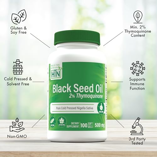 Aceite de semilla negra probado por terceros