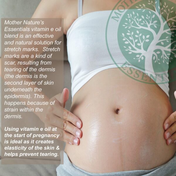 Aceite vitamina E y vitamina C natural para la piel