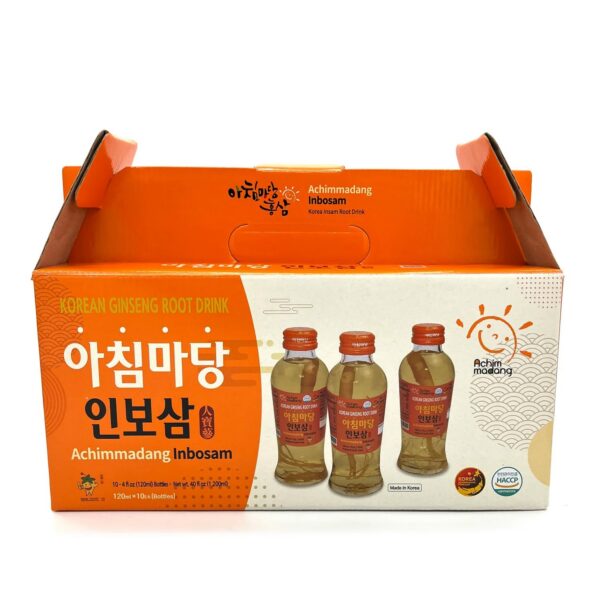 Achimmadang Inbosam bebida ginseng coreano caja y botella
