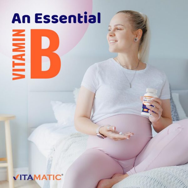 Ácido fólico Vitamatic 500 tabletas para desarrollo fetal sano
