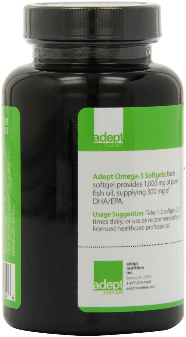 Frasco con tapa de Omega-3